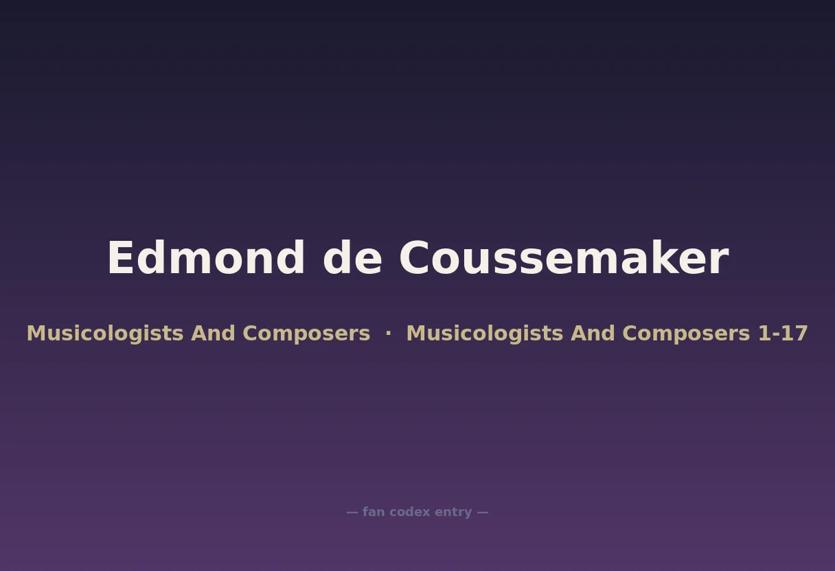 Edmond de Coussemaker
