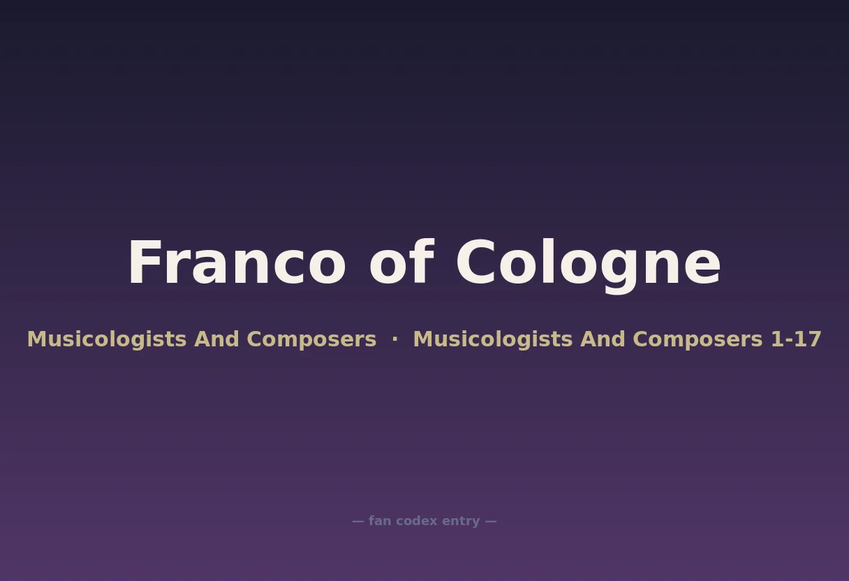 Franco of Cologne