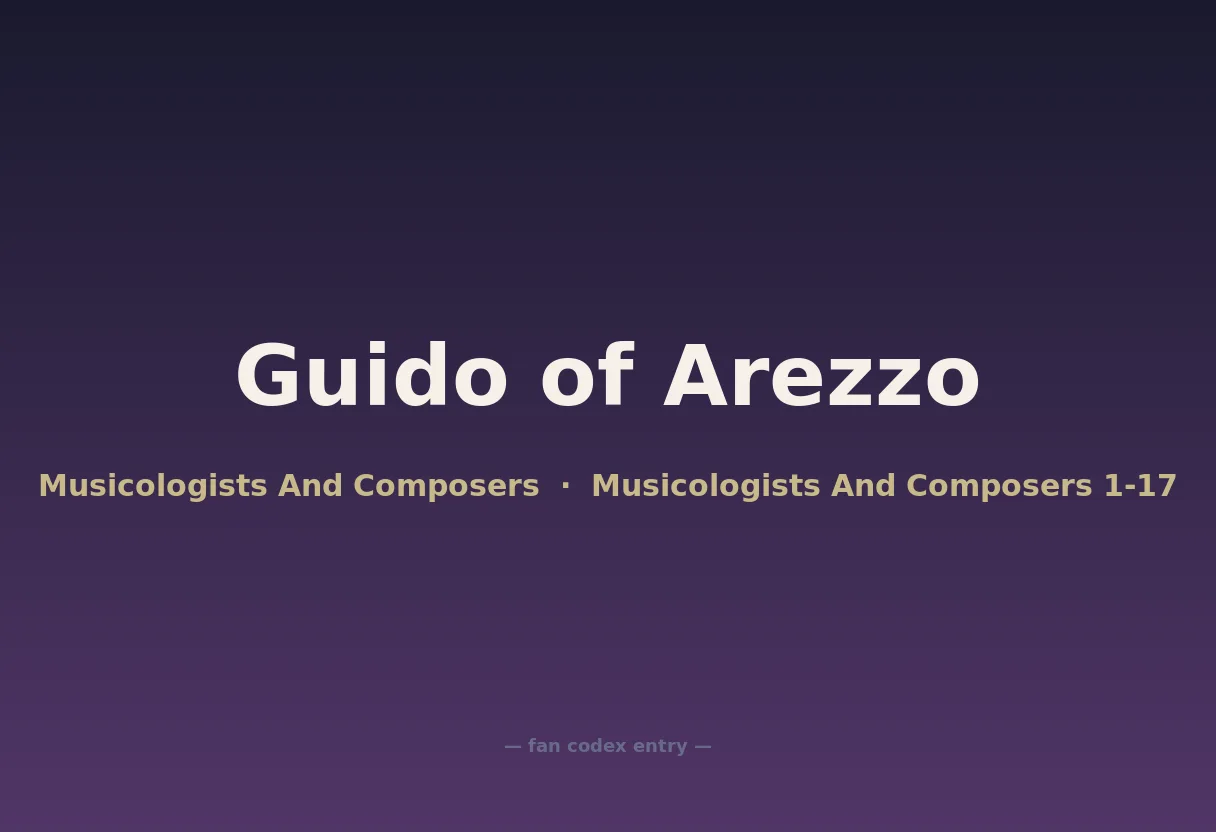 Guido of Arezzo